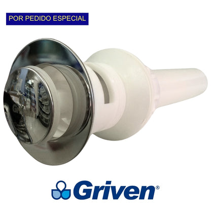 DESAGUE PARA LAVAMANOS CON BOTON DE ACERO INOXIDABLE GRIVEN GVB-PL221A
