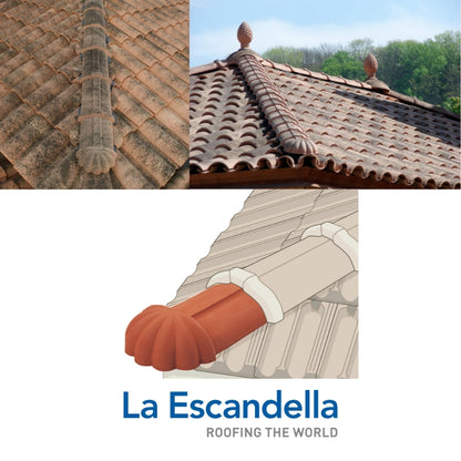 REMATE CUMBRERA TEJA ARCILLA ROJA ESCANDELLA (Q03R)
