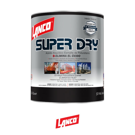 PINTURA SUPER DRY BLANCO 1/4 SD900-5 LANCO