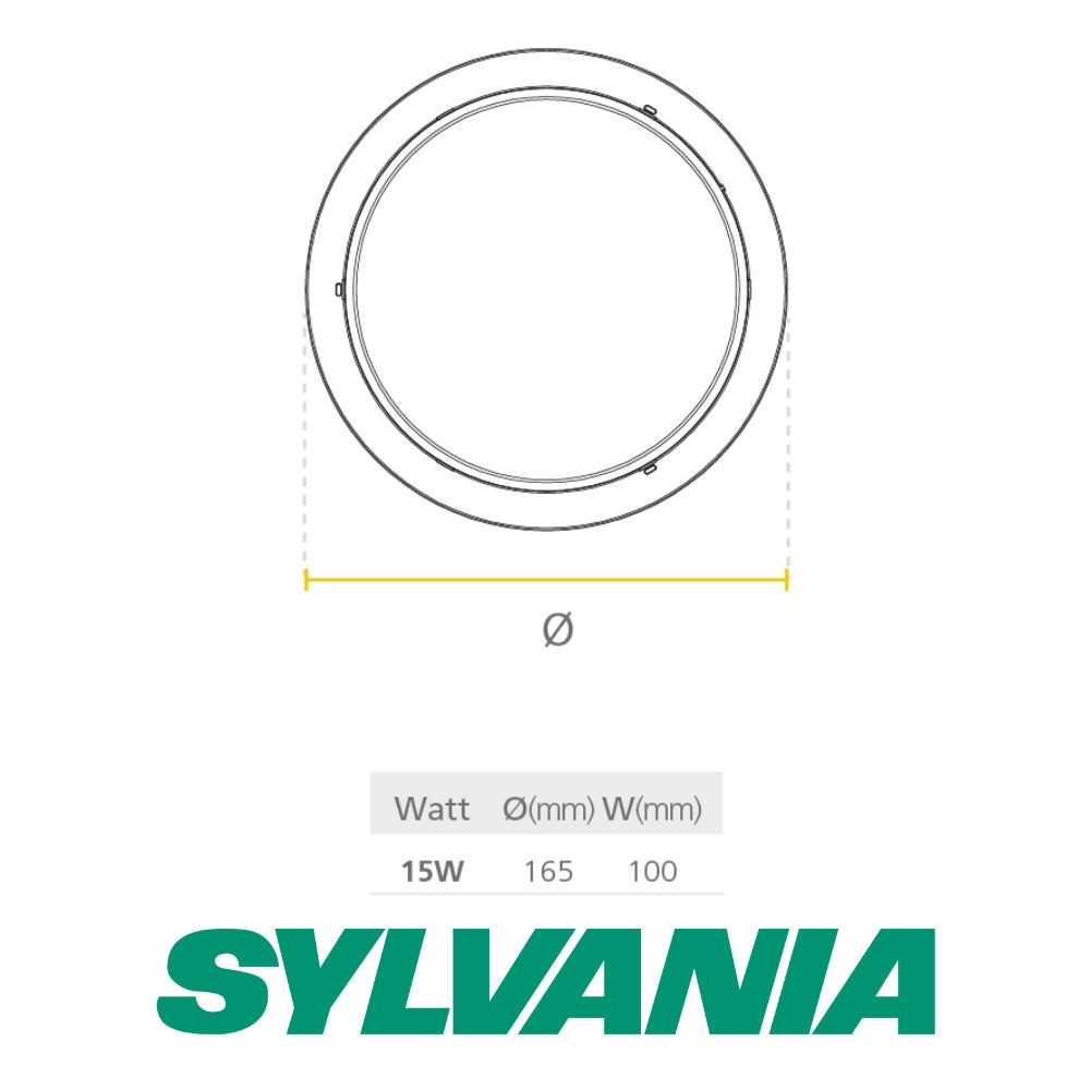 LED ASTRO REDONDO 15W SYLVANIA