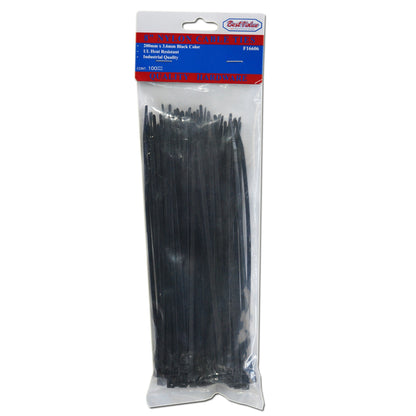 ZUNCHO PLASTICO NEGRO DE 8 PULGADAS X 3.6mm BEST VALUE