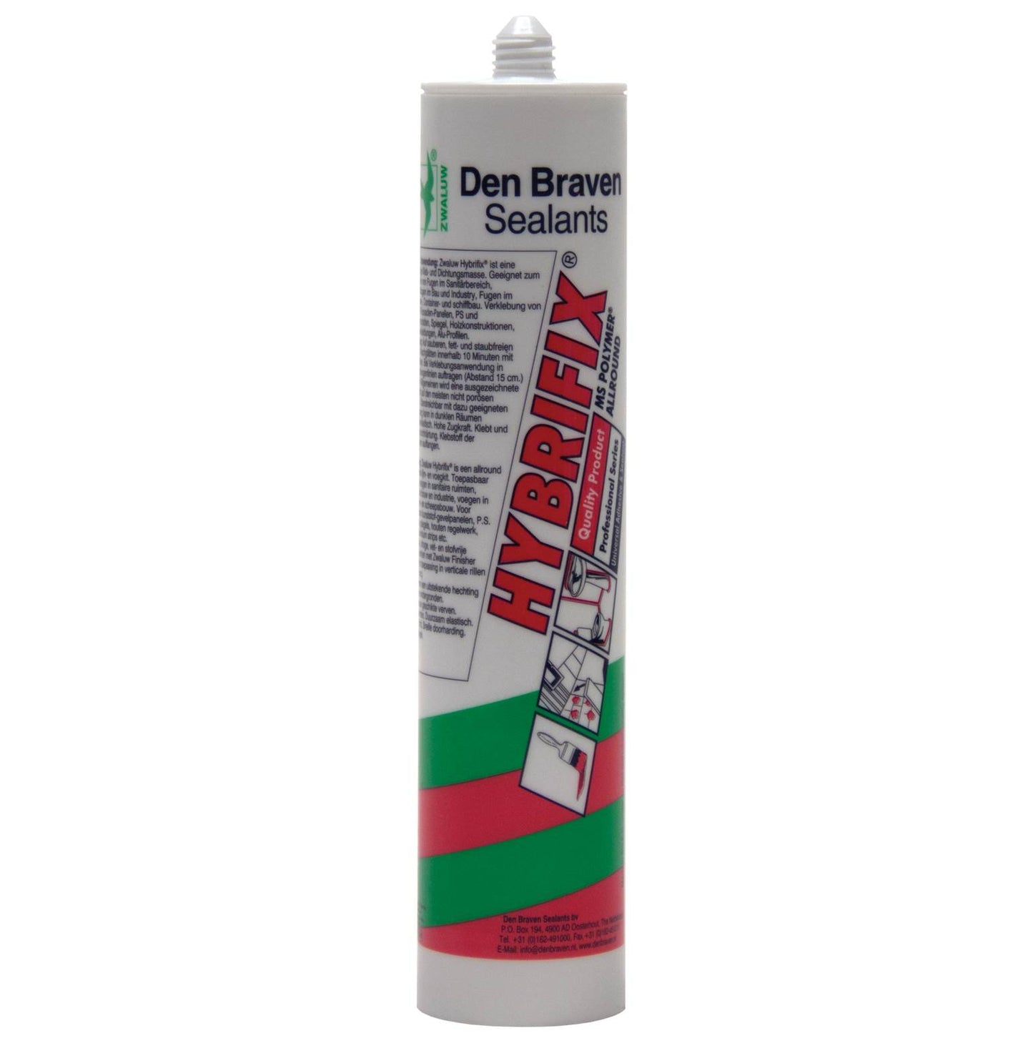 ADHESIVO SELLADOR ZWALUW HYBRIFIX 290 ml BLANCO
