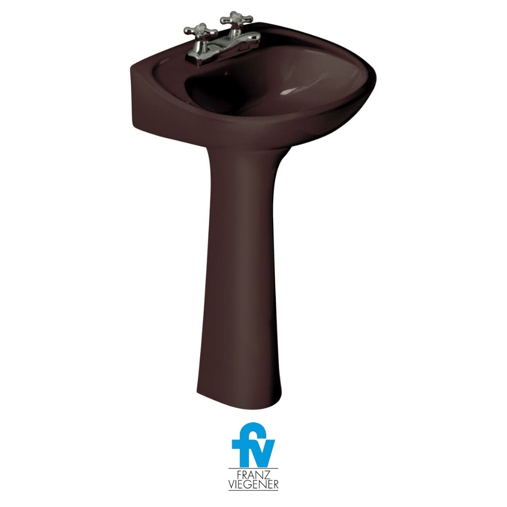 LAVAMANOS CON PEDESTAL FV GALA COLOR MERLOT E208-ME