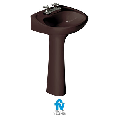 LAVAMANOS CON PEDESTAL FV GALA COLOR MERLOT E208-ME