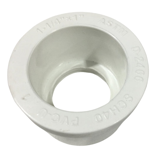REDUCCION PVC 1-1/4 PULGADAS X 1 PULGADAS SCH-40
