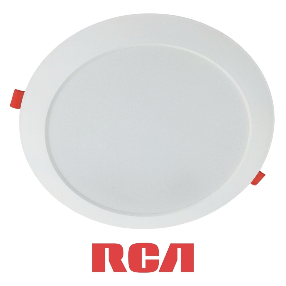 PANEL LED REDONDO EMPOTRABLE CCT 18W 1440LM 3000K/4000K/6500K 85-277V 242*225*29MM RCA (RLRL18CCT)