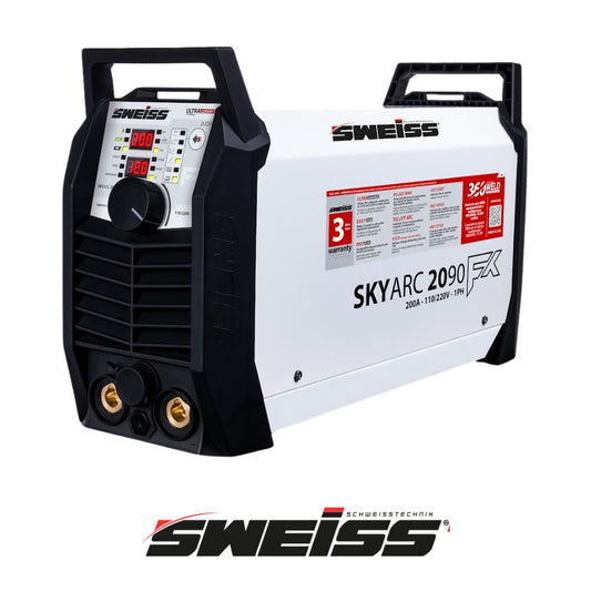 SOLDADOR INVERSOR SWEISS SKYARC 2090 FX HEAVY DUTY 200A ULTRACONNECT 110/220V