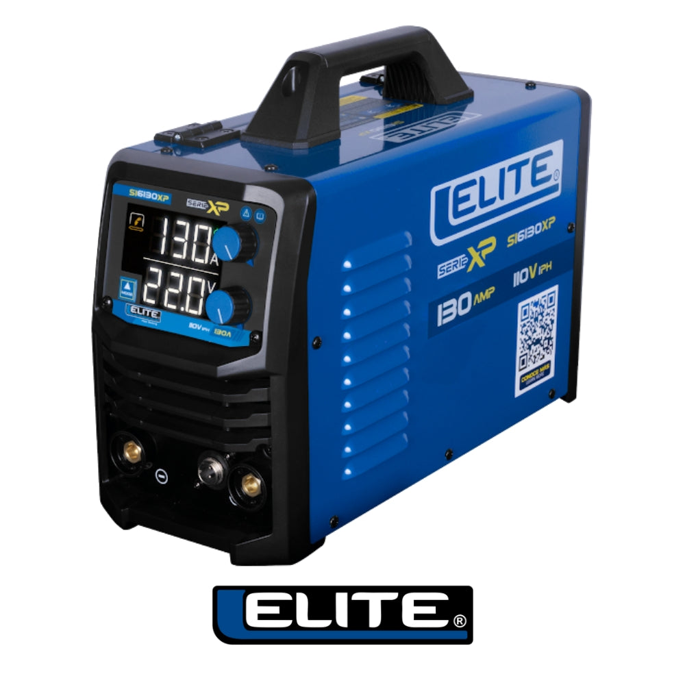 SOLDADOR INVERSOR MULTIPROCESO MPFLUX 130 FCAW SIN GAS / MMA / TIG LIFT ARC. 160A 110VAC CON PINZA MASA, PORTA ELECTRODO Y ANTORCHA FCAW