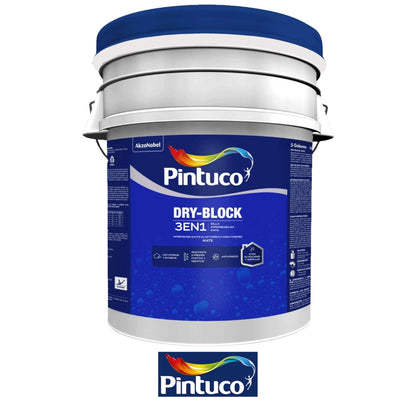 IMPERMIABILIZANTE PARA PARED DRY-BLOCK BLANCO MATE 7325  5 GL (18.925L)