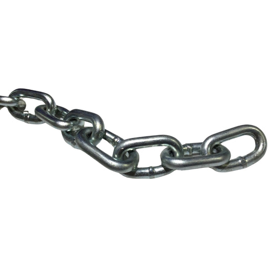 CADENA DE BOBINA DE ESLABON 3/8 PULGADAS DE ACERO GRADO 30 GALVANIZADA - METRO