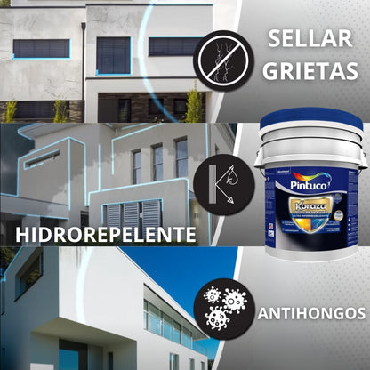 PINTURA IMPERMEABILIZANTE KORAZA ULTRA BASE DEEP CANECA 5 GL PINTUCO