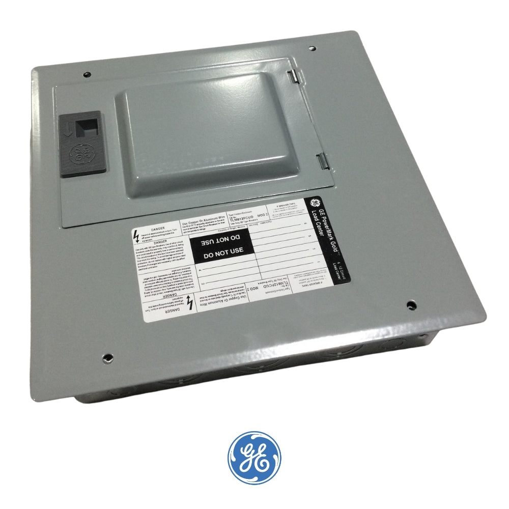 PANEL ELECTRICO MONOFASICO DE 6 CIRCUITOS 125 A 120/240V GENERAL ELECTRIC