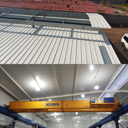 TERMOPANEL (TECHO) 75MM COLOR BLANCO/BLANCO D=15 KG/M3