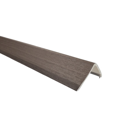 TAPA FINAL  REVESTIMIENTO  PARED  LWPC-01  CAFE OSCURO 30X30X2880MM