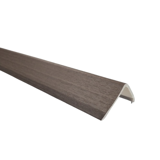TAPA FINAL  REVESTIMIENTO  PARED  LWPC-01  CAFE OSCURO 30X30X2880MM