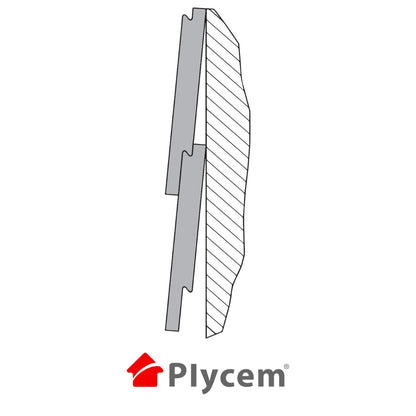 PLYCEM SIDING TRASLAPE JASPE/VETAS 10 PULGADAS X 8 PIES X 14MM 960170