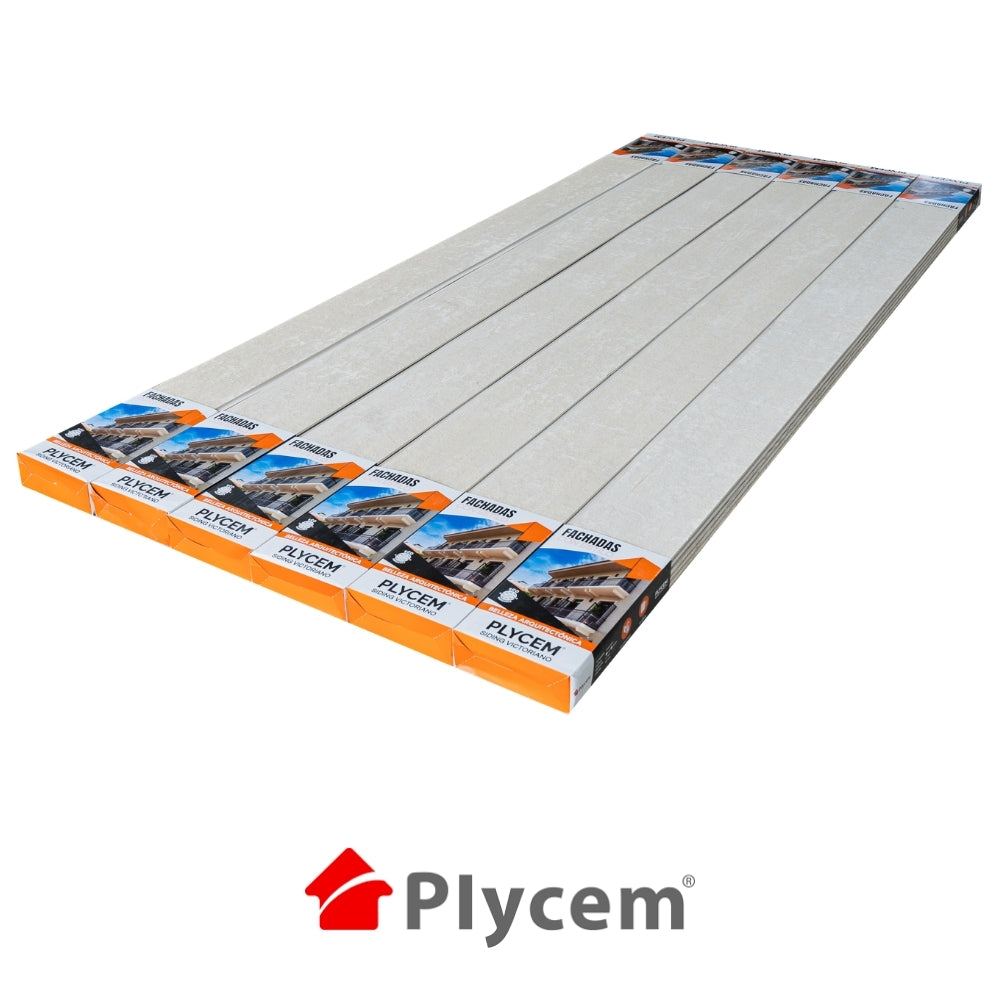 PLYCEM SIDING VICTORIANO LISO 7 PULGADAS X 8 PIES 11MM 960207