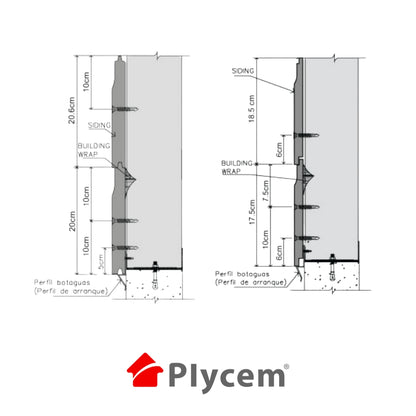 SIDING VICTORIANO 7 PULGADAS X 8 PIES 11MM JASPEN/VETAS PLYCEM 960208