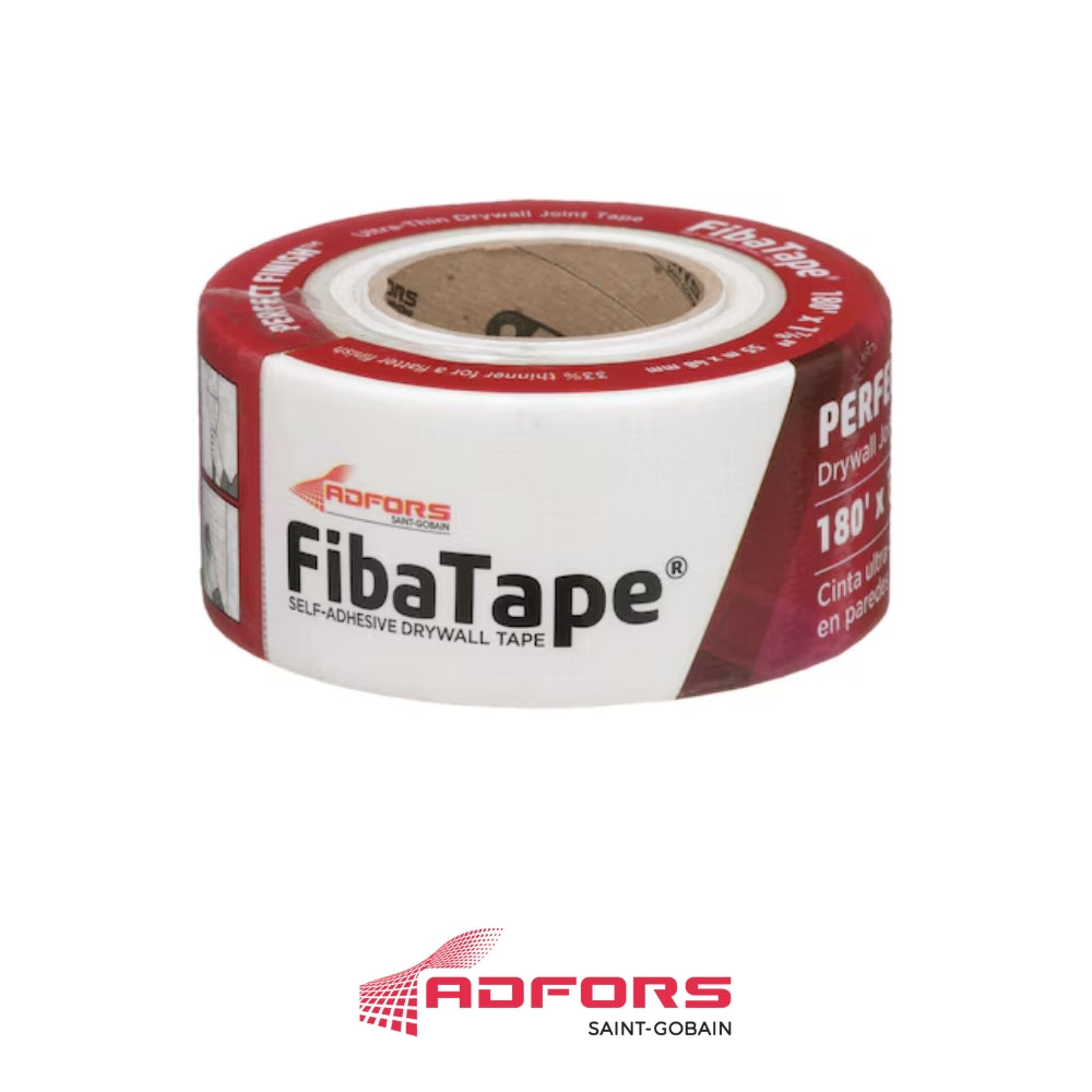 CINTA AUTO ADHESIVA DE FIBERGLASS BLANCA  1-7/8 IN X 180' PARA GYPSUM FIBA TAPE