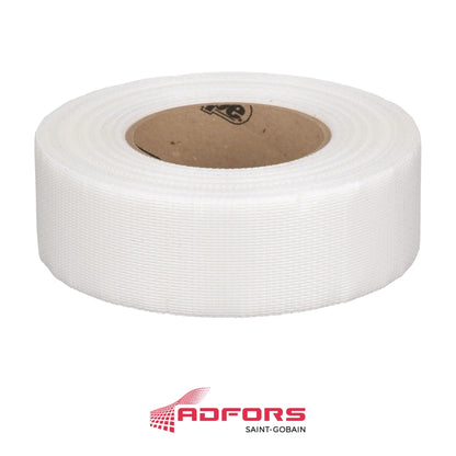 CINTA AUTO ADHESIVA DE FIBERGLASS 1-7/8 IN X 300' BLANCO PARA GYPSUM FIBA TAPE