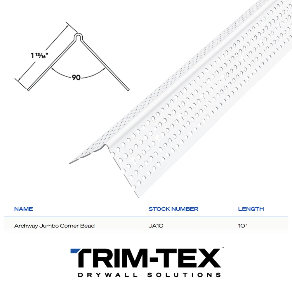 ESQUINERO JUMBO FLEXIBLE ARCOS/CURVAS DE 10 PIES JA10