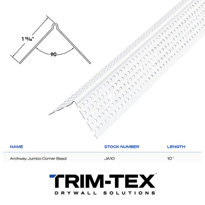 ESQUINERO JUMBO FLEXIBLE ARCOS/CURVAS DE 10 PIES JA10