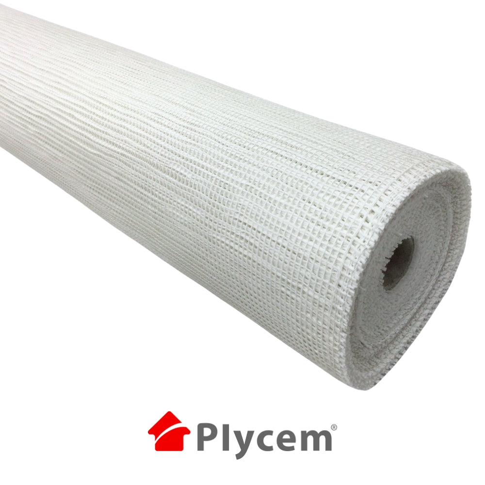 MALLA PARA JUNTA RÍGIDA BLANCA 1.20 MTS X 50 MTS (10231) PLYCEM