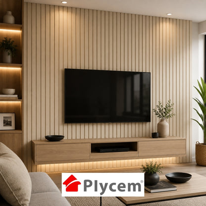 LAMINA PLYCEM DECORATIVO PARED 160MM X 3050MM X 17MM 1330580