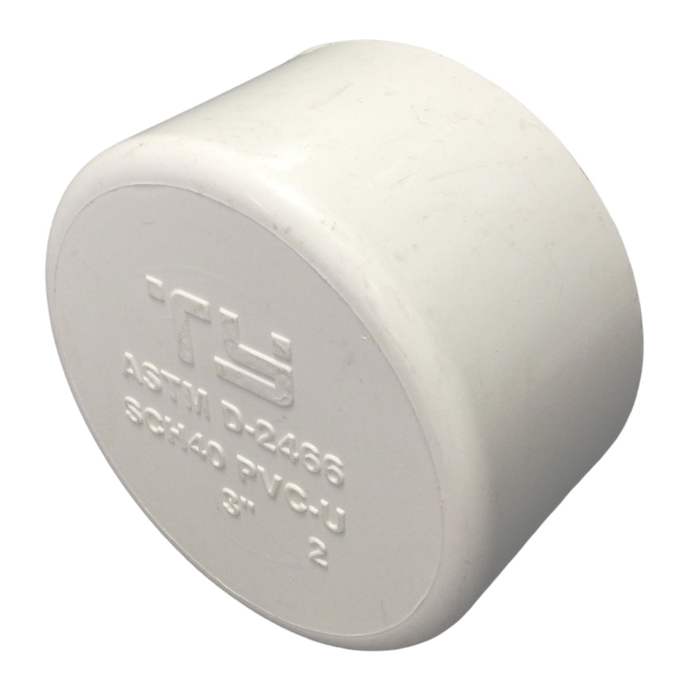 TAPON HEMBRA LISO PVC 75MM-3 PULGADAS SCH-40