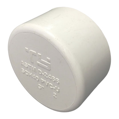 TAPON HEMBRA LISO PVC 75MM-3 PULGADAS SCH-40