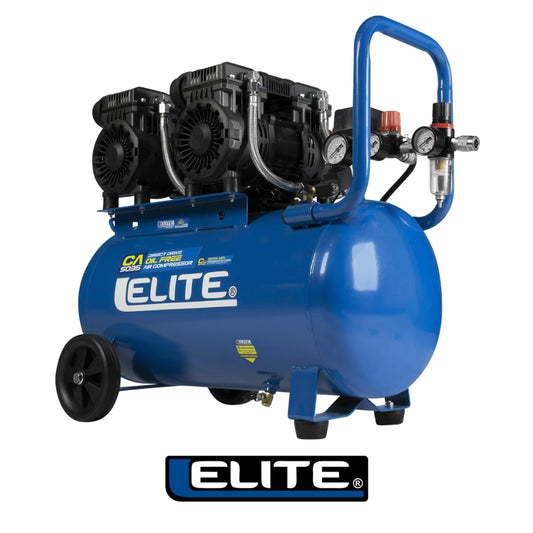 COMPRESOR DE AIRE EN SERIE LIBRE DE ACEITE 50L- 18 CFM - 3.0HP - 120PSI