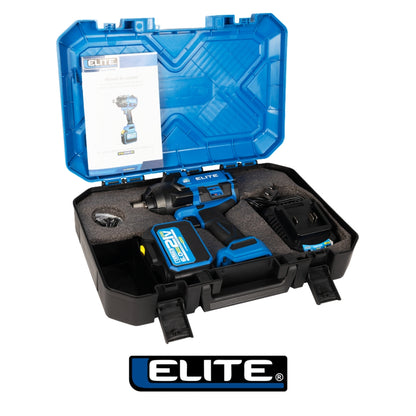 KIT LLAVE DE IMPACTO INALÁMBRICA 21V SIN ESCOBILLAS CUADRANTE 3/4 IN 1500W 1800Nm 2200BPM INCLUYE 1 BATERÍA 6AH, CARGADOR
