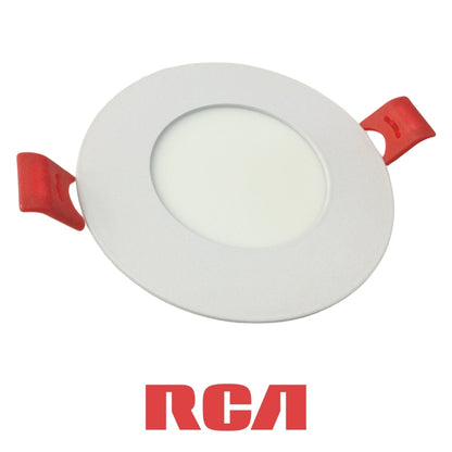 PANEL LED EMPOTRABLE REDONDA 3000k LUZ CALIDA 3W 85-277V RCA (RLRLW3W)
