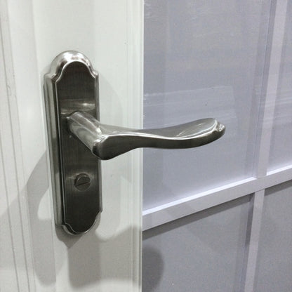 PUERTAS UPVC 2X7 CON MARCO 75MM BLANCO DERECHO PLG01 CON BISAGRAS Y CERRADURA