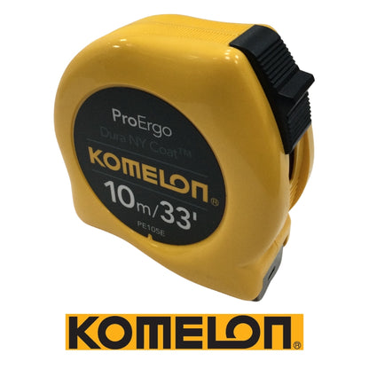 CINTA METRICA 10m PROERGO AMARILLA KOMELON