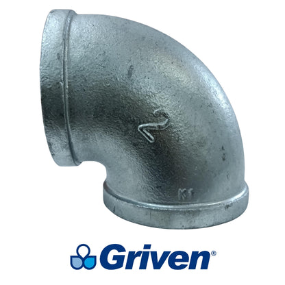CODO GALVANIZADO DE 2 IN X 90 GRADOS PARA TUBERÍAS
