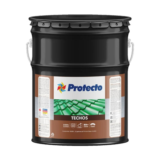 PINTURA PARA TECHO PROTECHOS ROJO 618 TANQUE 5 GL (18.925L)