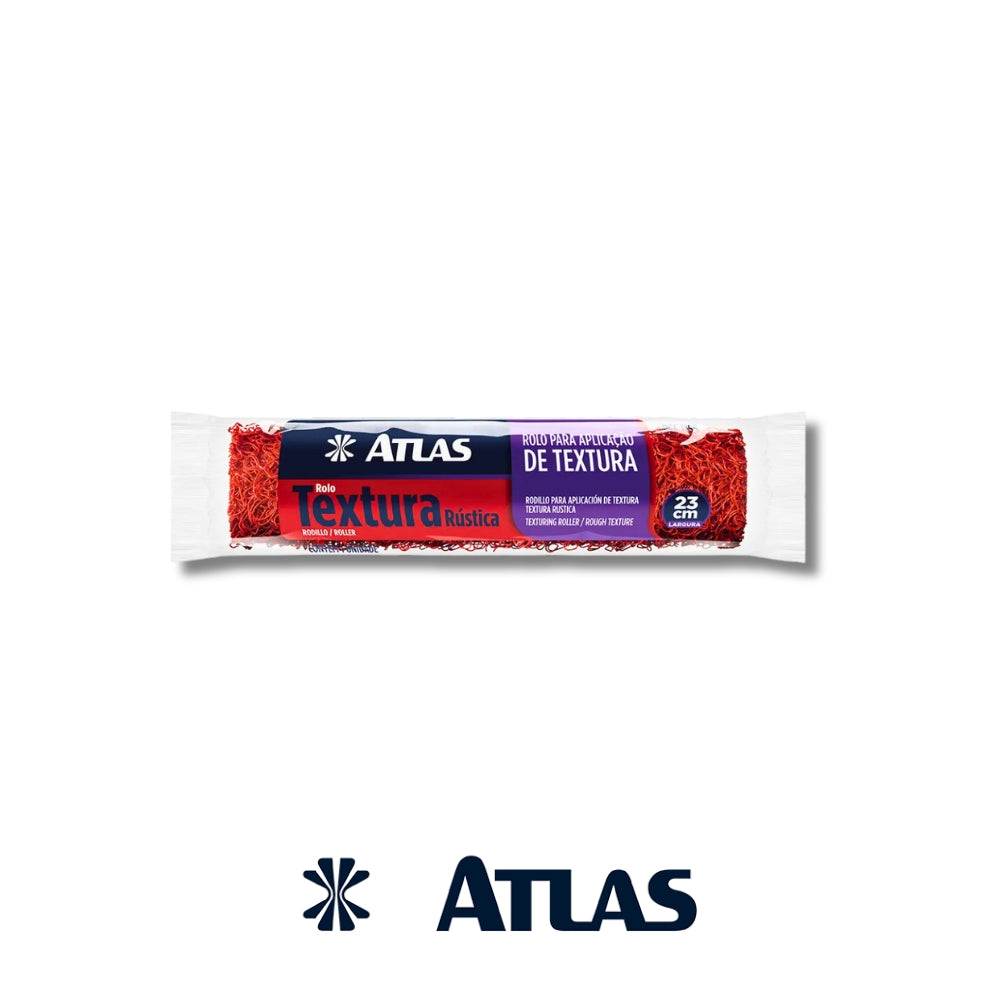MOTA PARA RODILLO ATLAS 38MM (1-1/2 PULGADAS) 9 PULGADAS TEXTURA RUSTICO