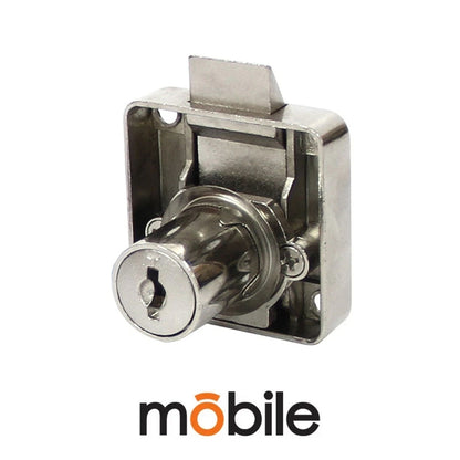 CERRADURA DE MUEBLE CIERRE AUTOMATICO 19X22 MM
