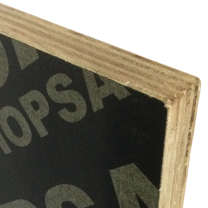 LAMINA PLYWOOD NEGRO PARA FORMALETA DE 4 PIES X 8 PIES X 18MM ESTANDAR