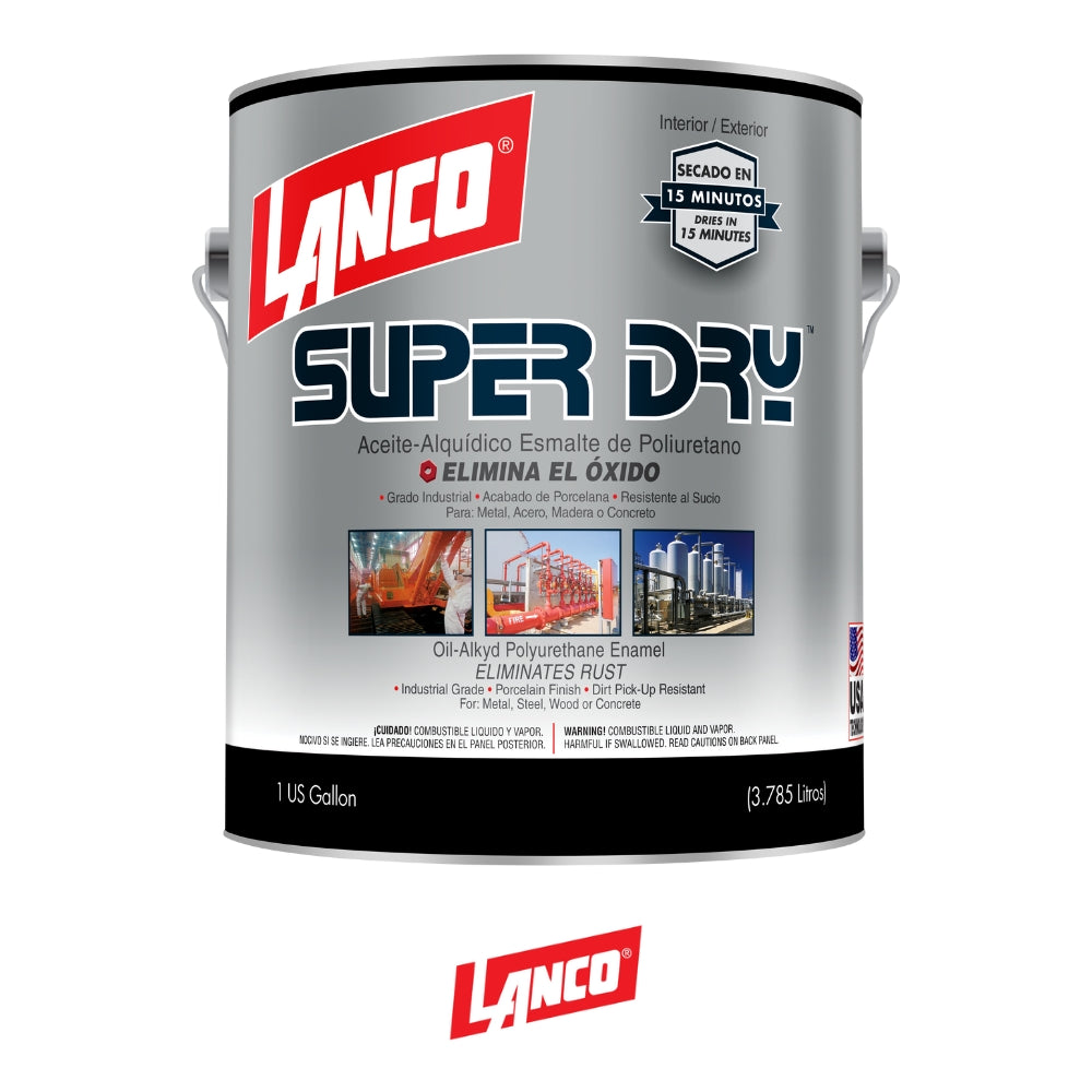 PINTURA SUPER DRY AMARILLO CATERPILLAR GALON SD933-4 LANCO