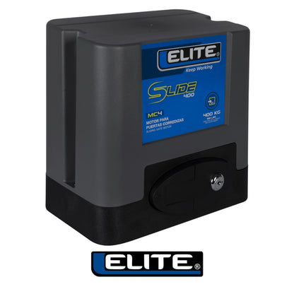 MOTOR  DE GARAJE CORREDIZO ELITE SLIDE 400 INCLUYE4M CREMALLERAS Y 2 CONTROLES