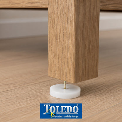 DESLIZADOR PLÁSTICO TIPO TACHUELA BLANCO 5/8"