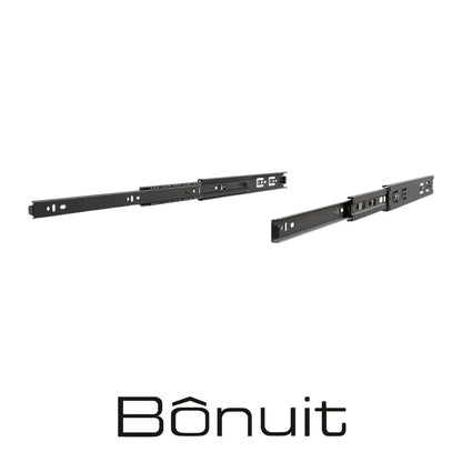 RIEL EXTENSIÓN TOTAL CARGA PESADA NEGRO 45X400MM 45KG