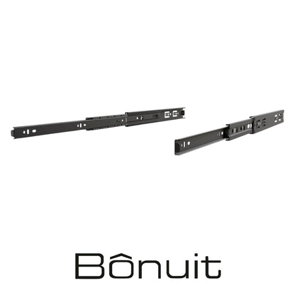 RIEL EXTENSIÓN TOTAL CARGA PESADA NEGRO 45X450MM 45KG