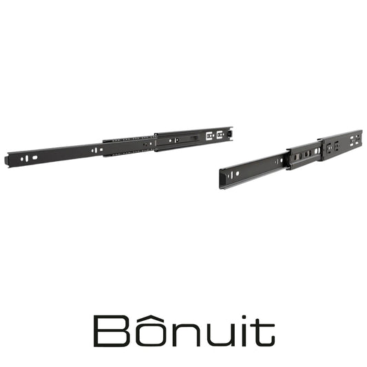 RIEL EXTENSIÓN TOTAL CARGA PESADA NEGRO 45X500MM 45KG