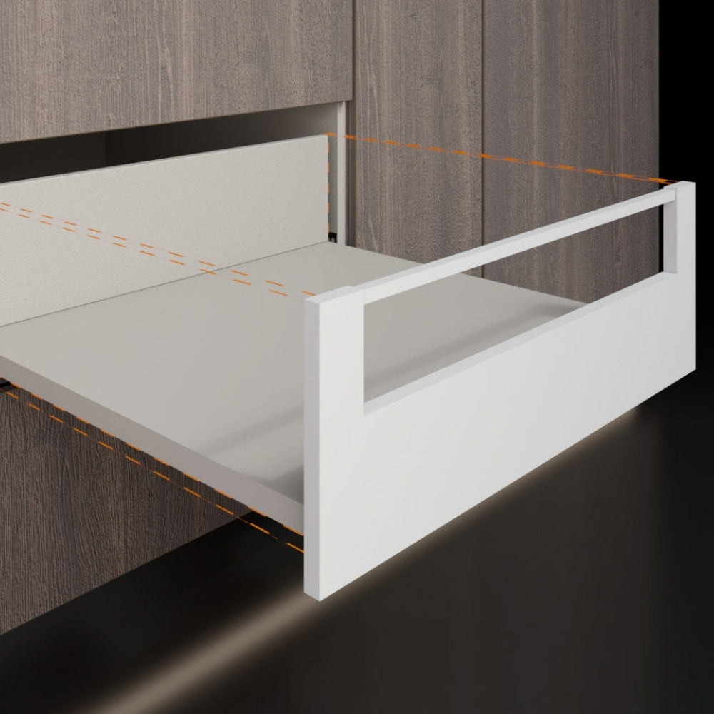 FRONTAL BLANCO 600MM PARA SLIM BOX ALTO