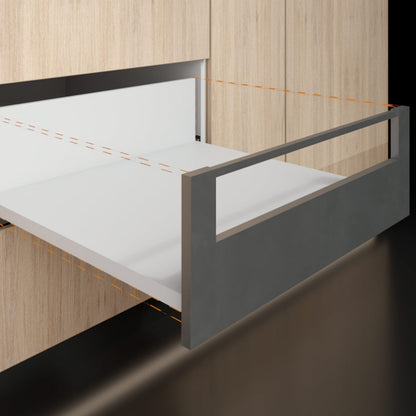 FRONTAL GRIS ANTRACITE 600MM SLIM BOX ALTO