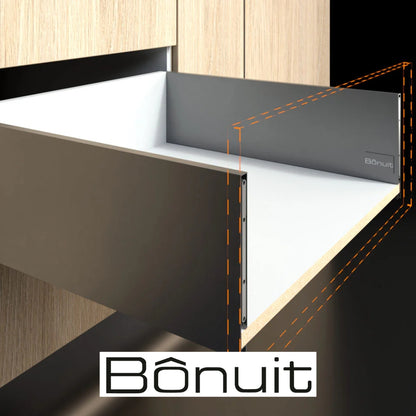 SLIM BOX ALTO GRIS ANTR H:148MM L:450MM