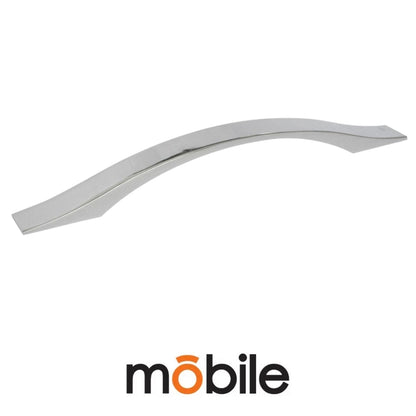 TIRADOR MA.ALUMINIO 672S CROMADA C.C 96MM